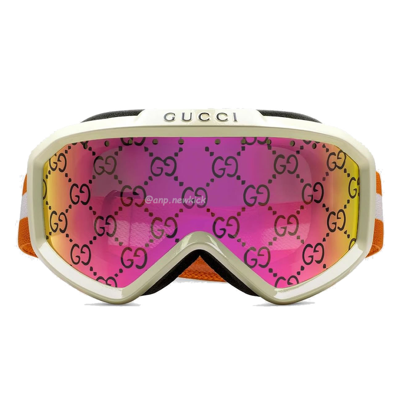 Gucci Ski Goggle Black Pink Olive Green White (2) - newkick.org